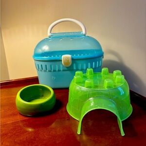 Hamster Starter Kit: Carrier, Hideout, Ergonomic bowl